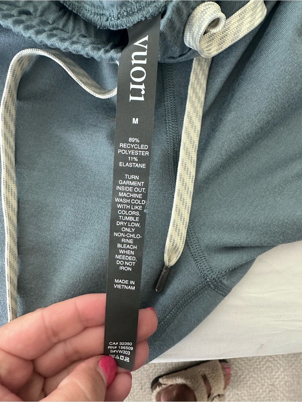 Vuori Slate Blue Drawstring Joggers - Picture 2 of 3